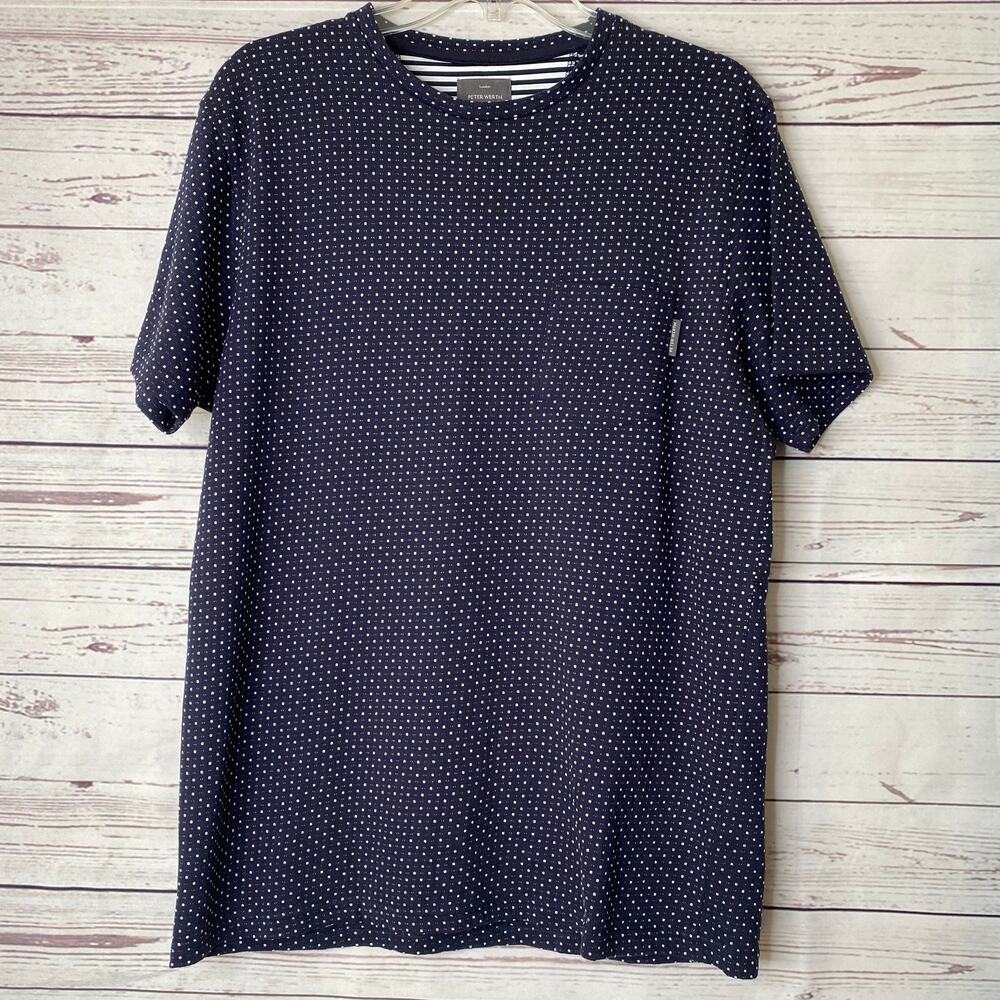 Peter Werth Bridger Tee Dark Navy Size M